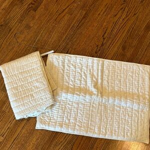 Pottery Barn Silk Channel Shams